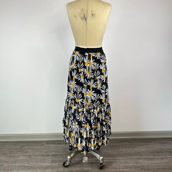 NWT Anthropologie Eva Franco Daisy Floral Tiered Midi Skirt (Sz XS) - Picture 11 of 13